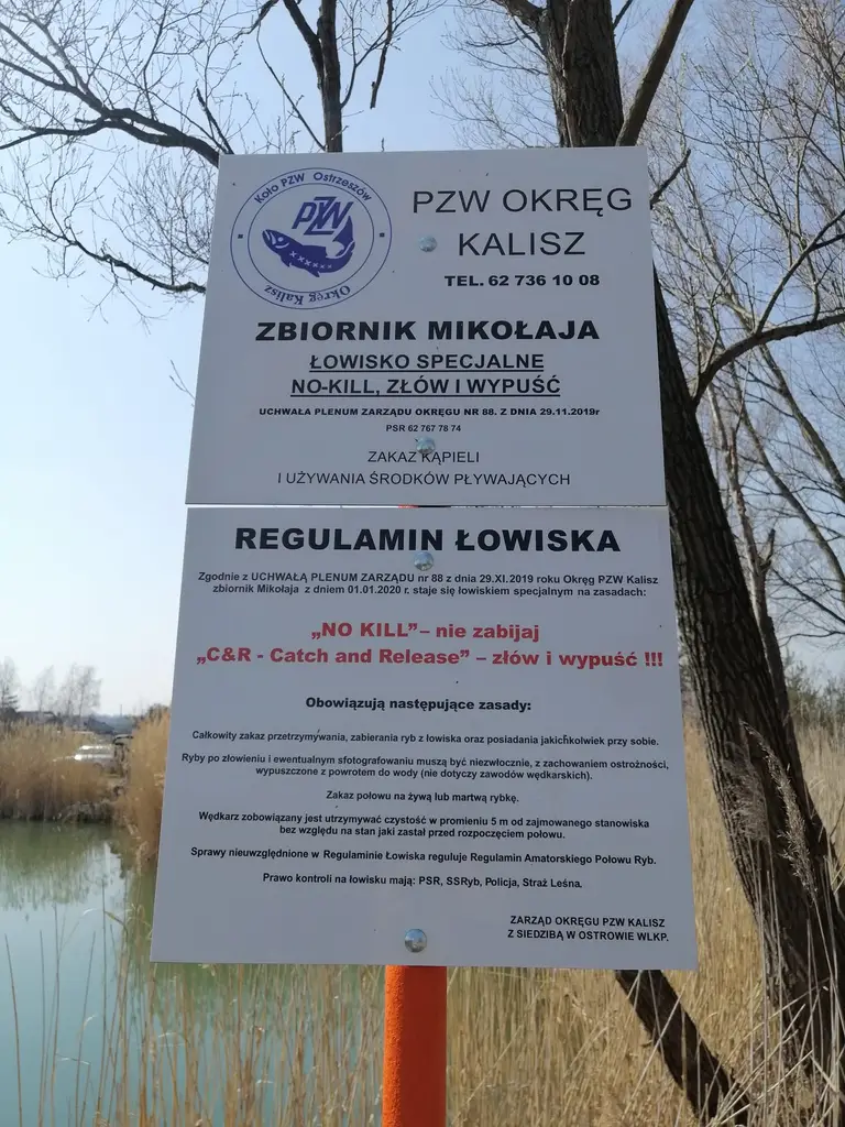 Zbiornik Mikołaja - NO KILL - 0,5 ha