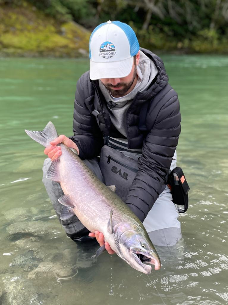 A Perfect Day Fishing for Coho Salmon 